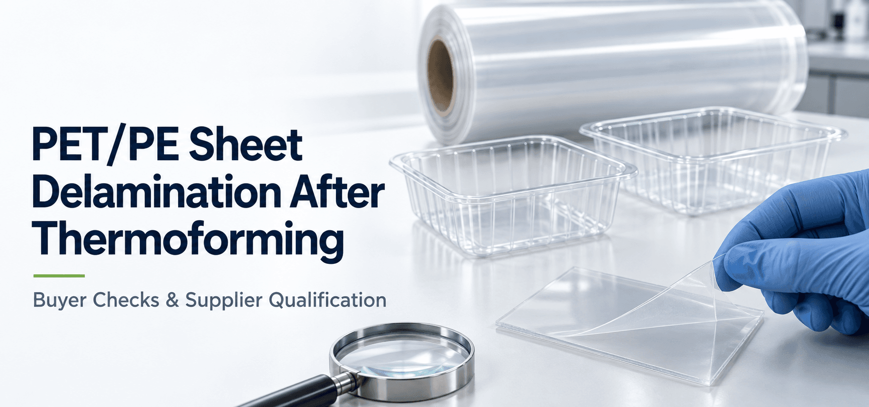 PET/PE Sheet Delamination After Thermoforming: Buyer Checks