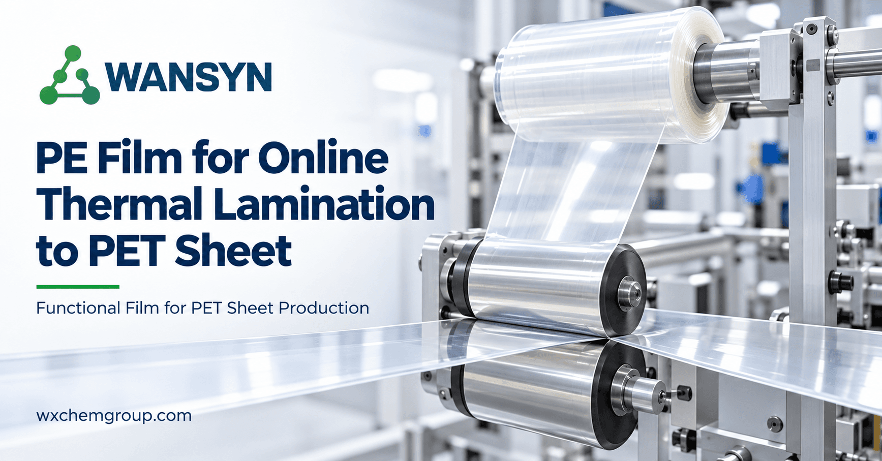 PE Film for Online Thermal Lamination to PET Sheet
